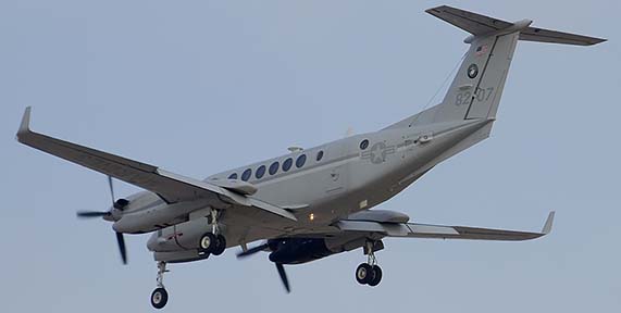 Hawker Beechcraft UC-12W King Air BuNo 168207 of VMR-2, MCAS Yuma, February 18, 2015